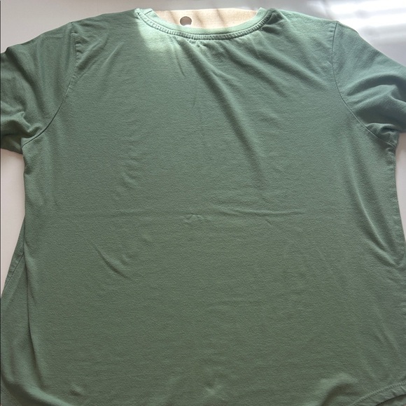 Green Graphic T-Shirt with Cartoon Print - Picture 2 of 6